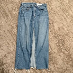 Sz 28 Rag & Bone Light/Med Blue Denim Skirt